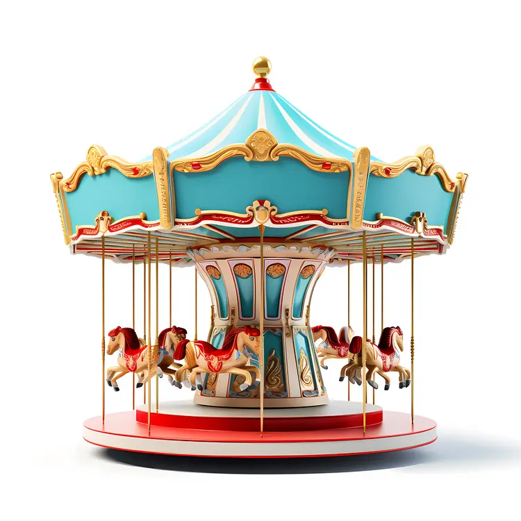 Colorful Carousel Ride