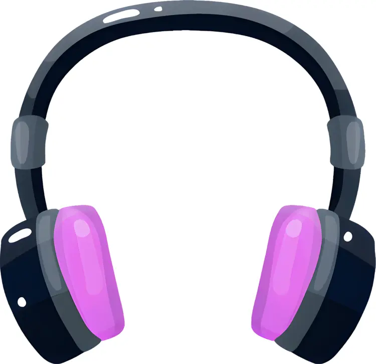 Purple Headphones for Music Lovers