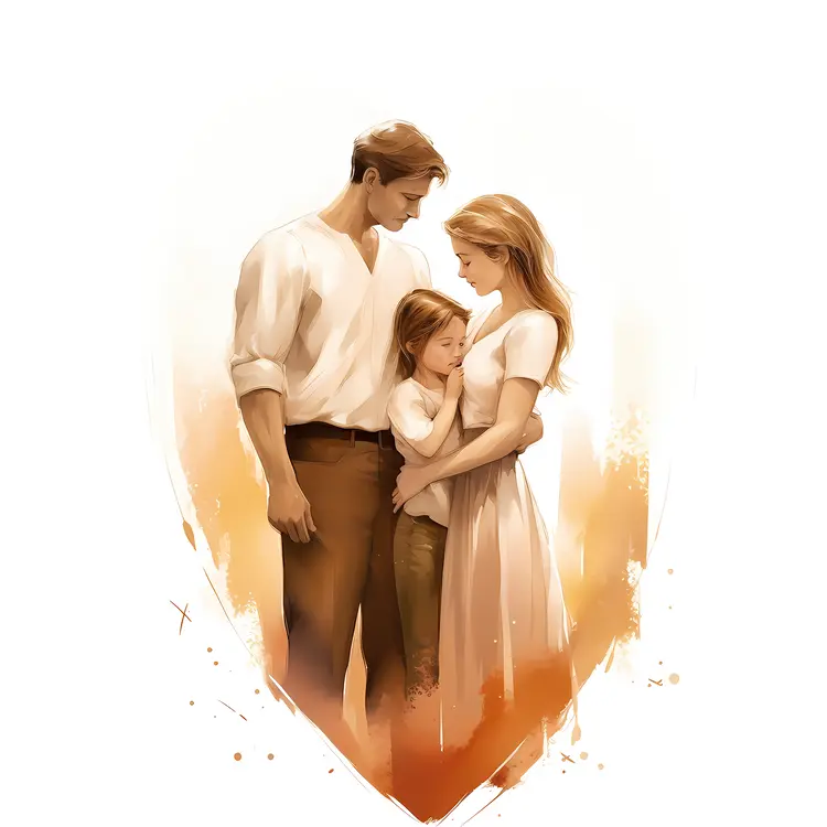 Happy Family Illustration