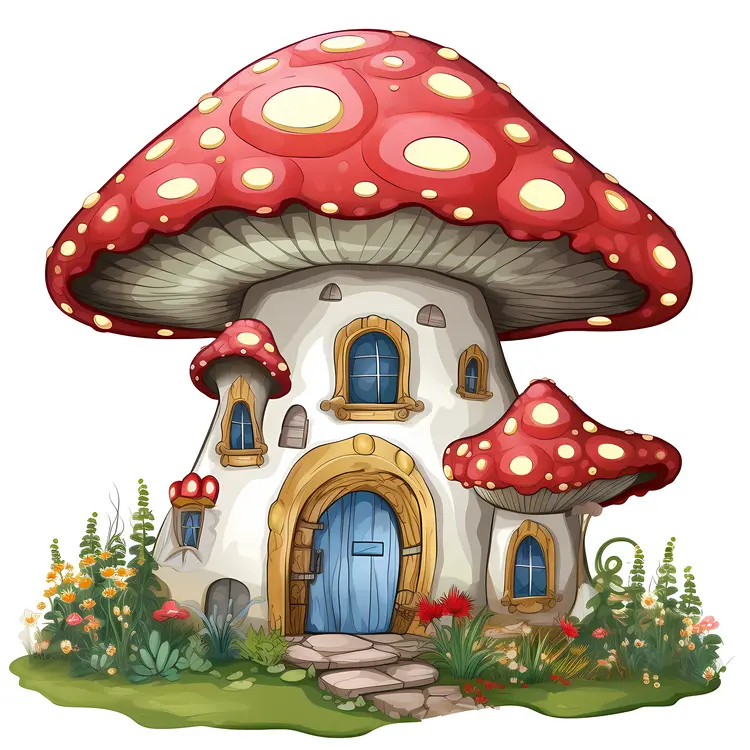 Small cute doodle house