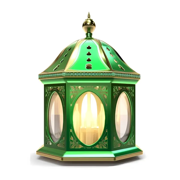 Green Lantern for Ramadan Celebration