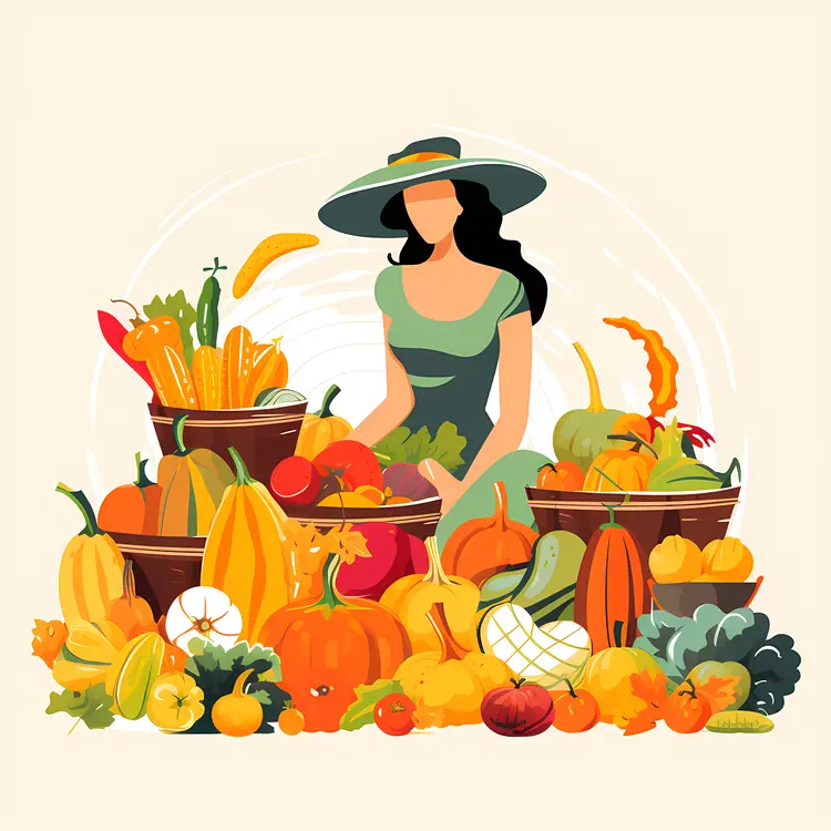 Autumn Harvest Market Stall