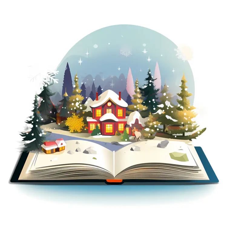 Winter House in a Book