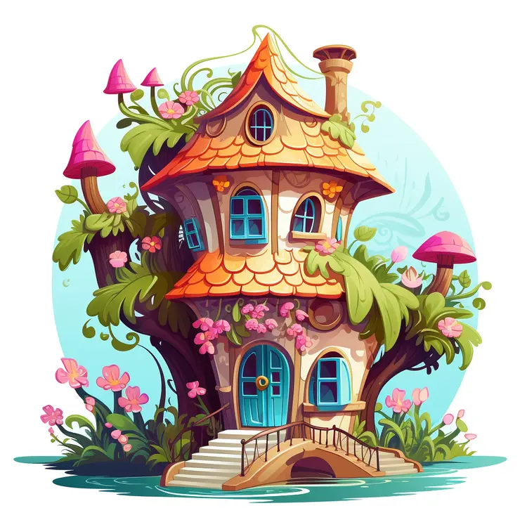 Small Cute Doodle House