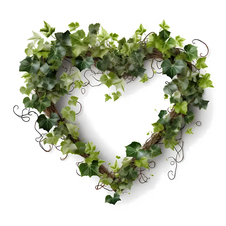 Heart-Shaped Ivy Wreath