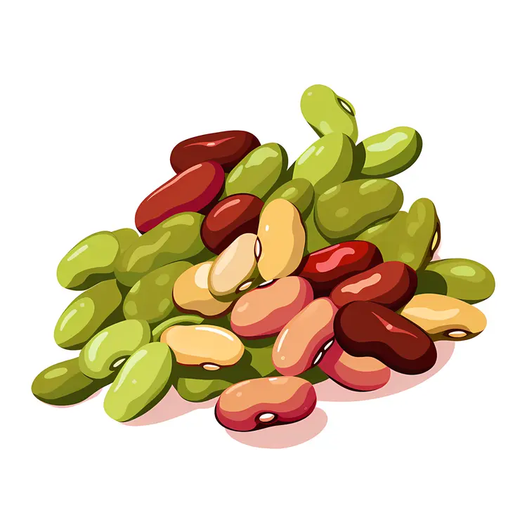Mixed Beans Illustration