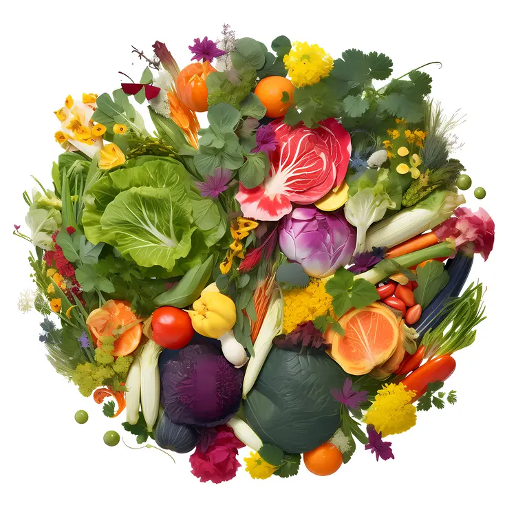 Colorful Assortment of Fresh Vegetables