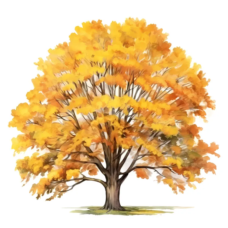 Yellow Autumn Tree