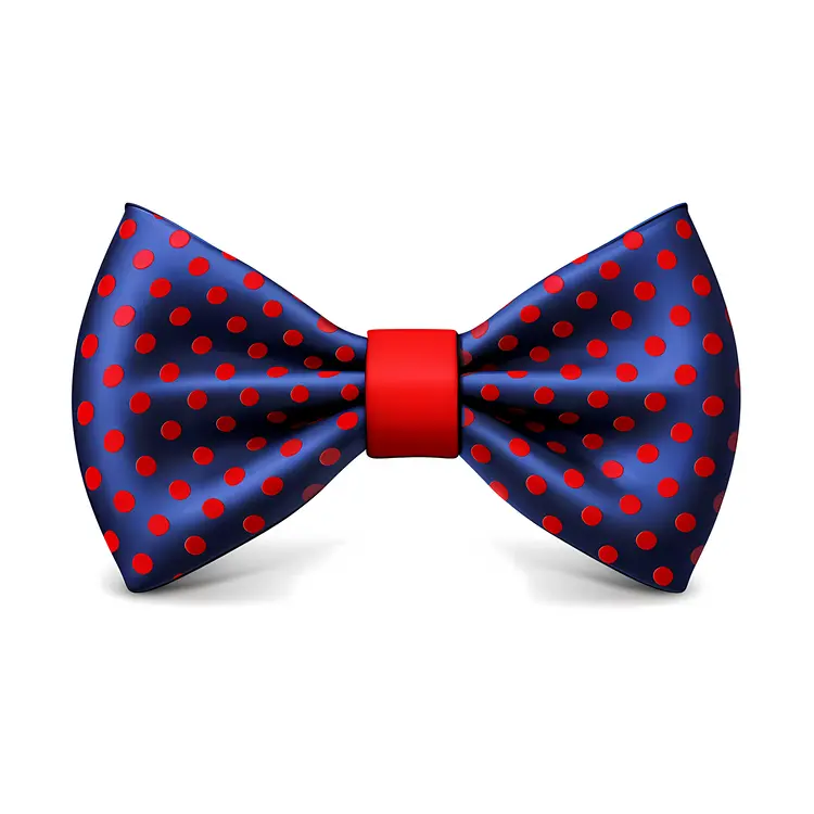 Elegant Polka Dot Bow Tie for Formal Occasions