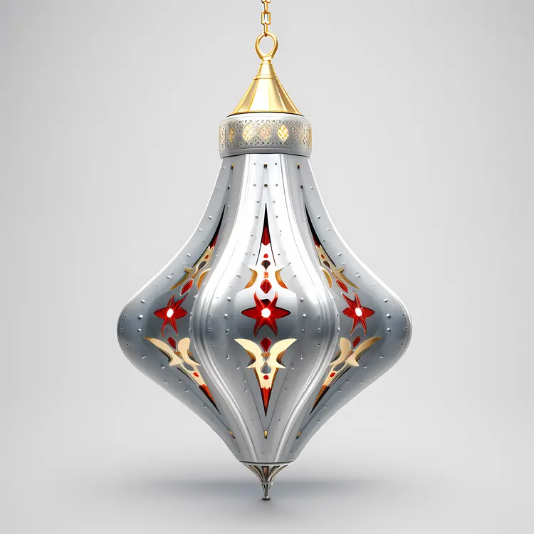 Silver Decorative Lantern