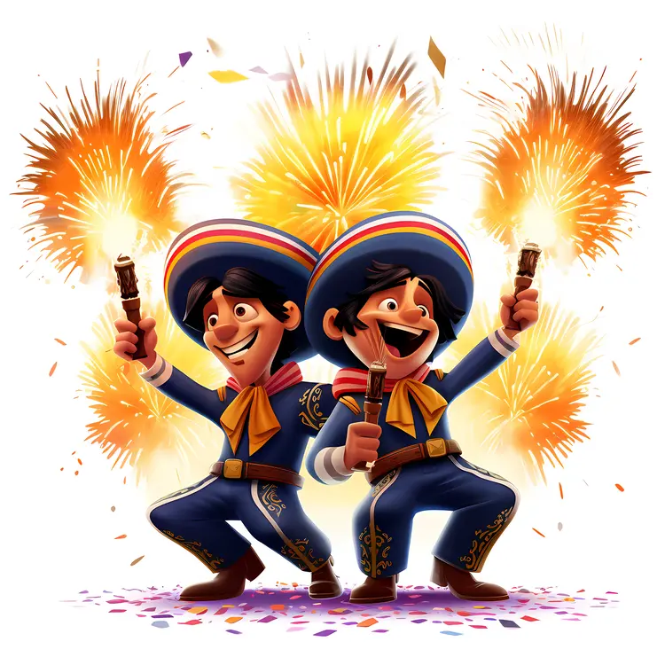 Mariachi with Fireworks Celebration