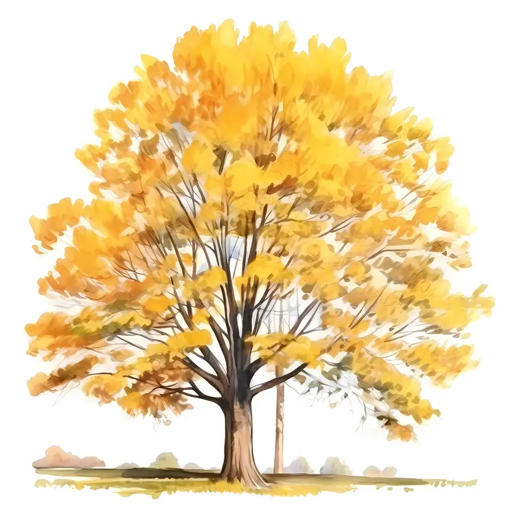 Yellow Autumn Tree