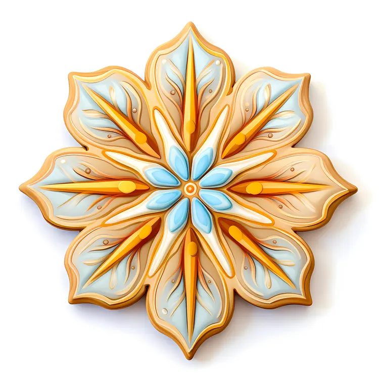 Intricately Designed Decorative Cookie