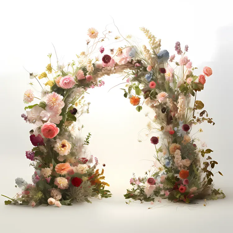 Beautiful Flower Arch for Wedding Decoration