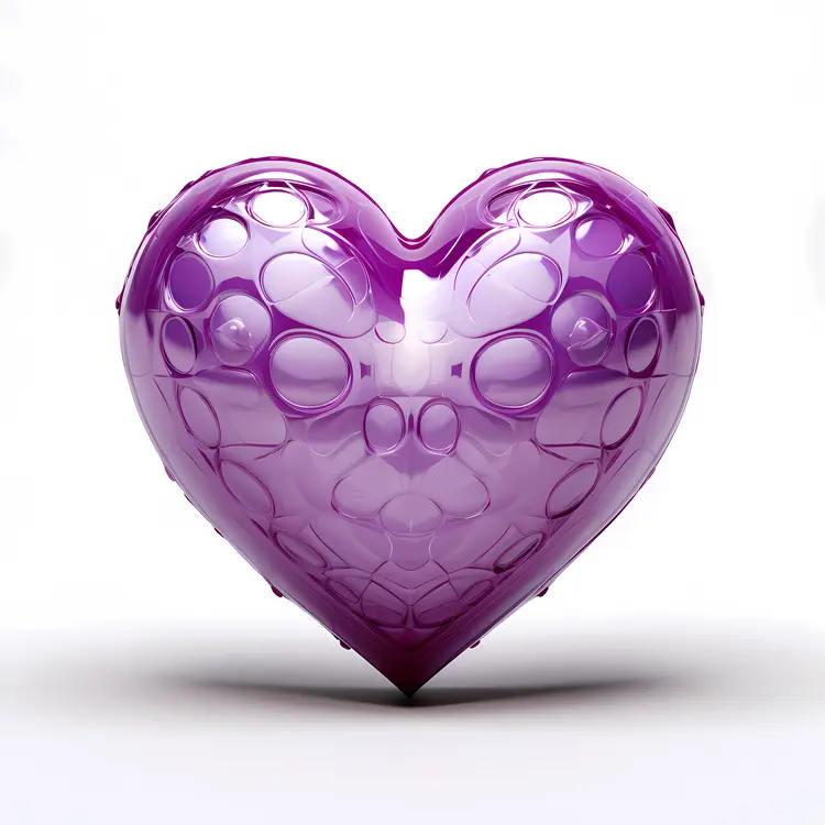 Purple Heart Balloon for Celebrations