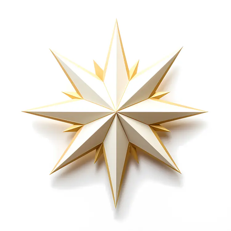 Golden Christmas Star