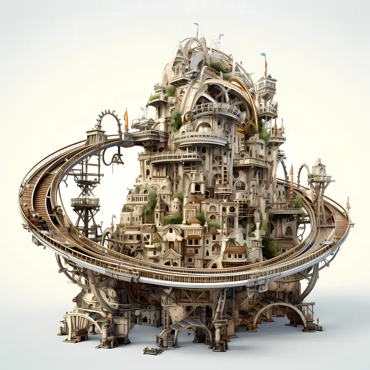 Fantasy Roller Coaster Structure
