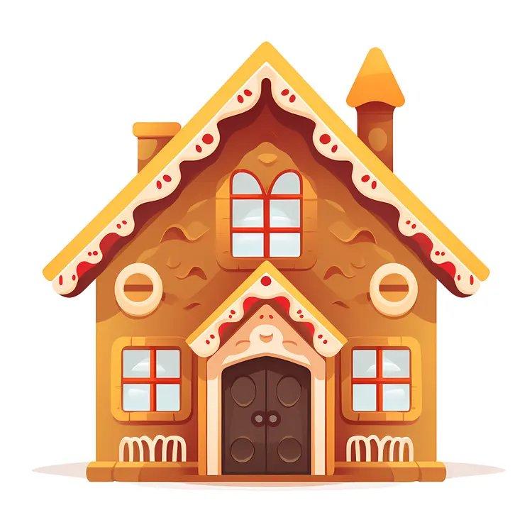 Cute Gingerbread House for Christmas