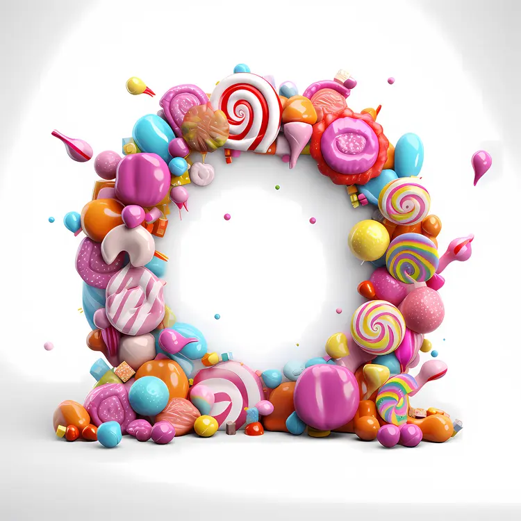 Colorful Candy Frame