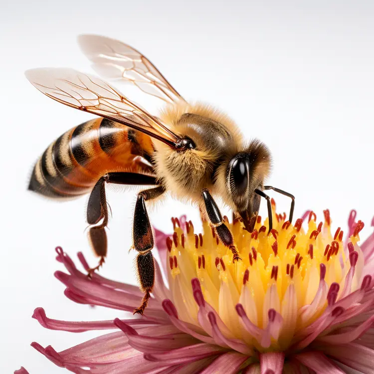 Bee on Yellow Flower
