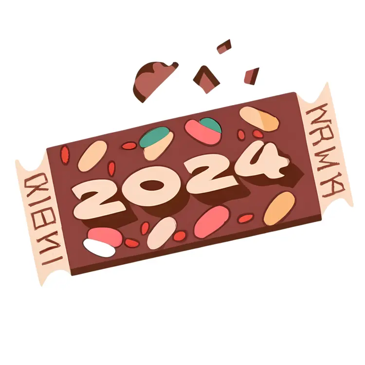 Chocolate Bar with 2024 Wrapper