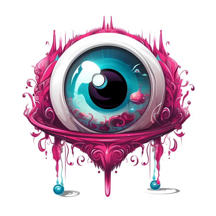 Surreal Artistic Eye Illustration