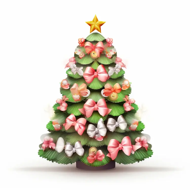 Christmas Tree with Bows