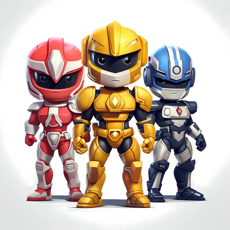 Chibi Power Rangers