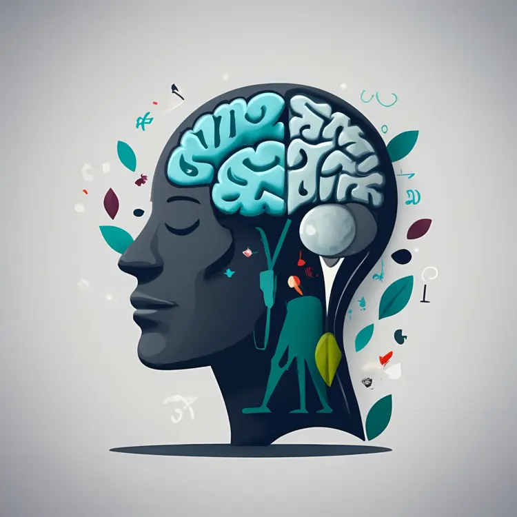 Brain Illustration for Education Concept