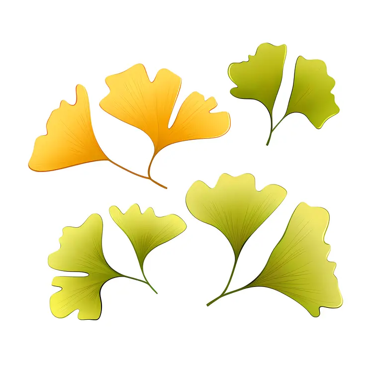 Ginkgo Leaves Illustration