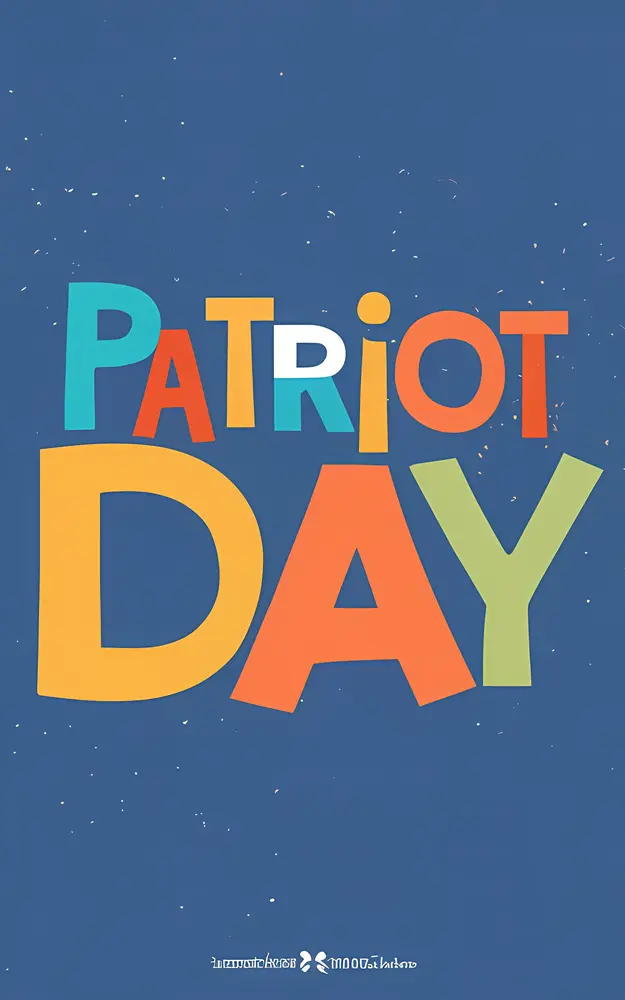 Colorful Patriot Day Poster