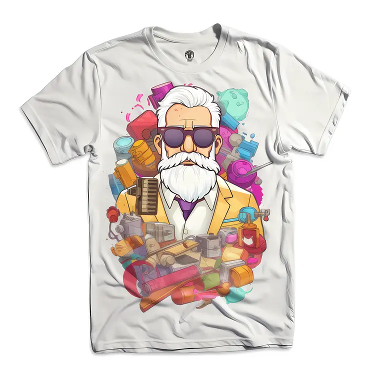 Cool Graphic T-shirt with Colorful Design