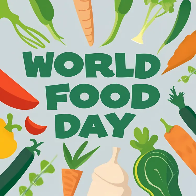 World Food Day with Various Vegetables
