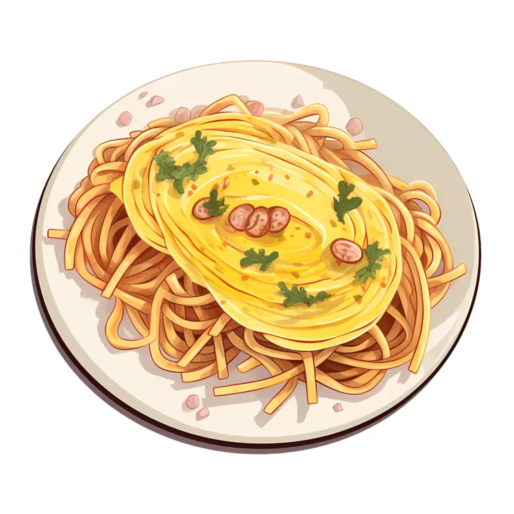 Spaghetti with Creamy Sauce