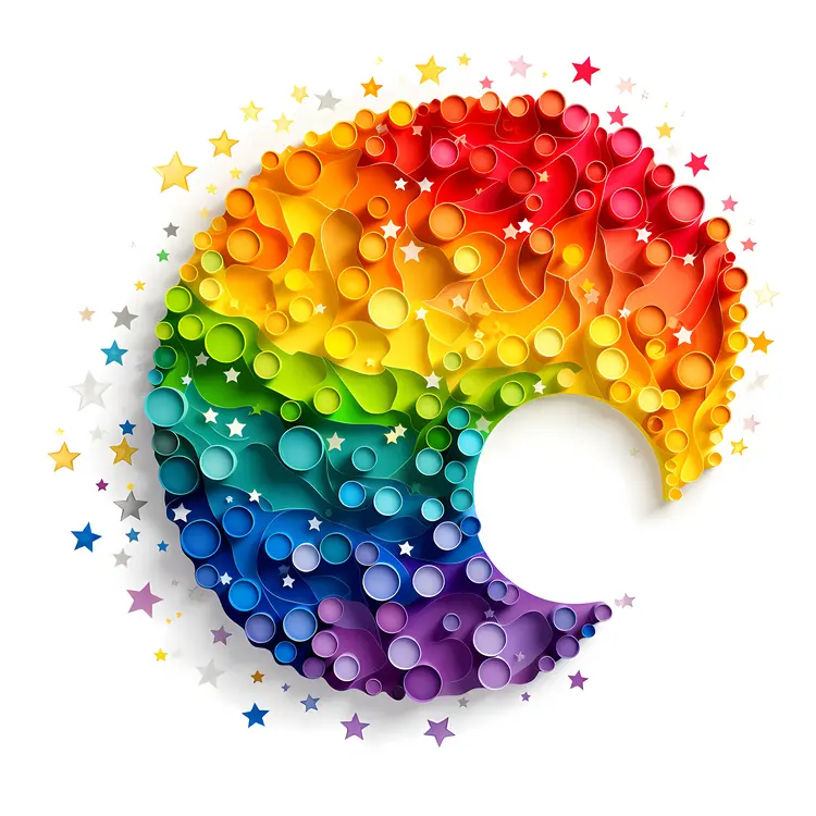 Colorful Bubble Circle