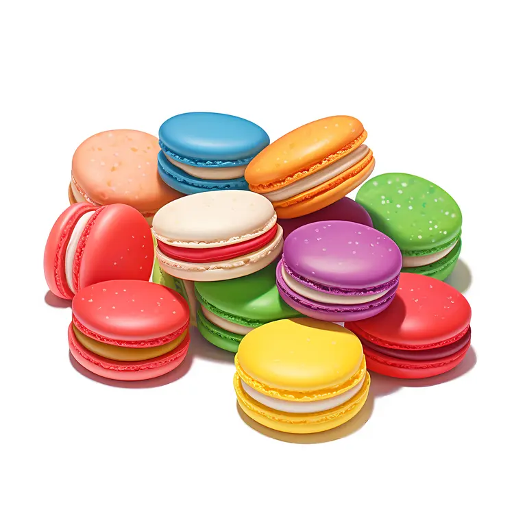 Colorful Macarons Assortment