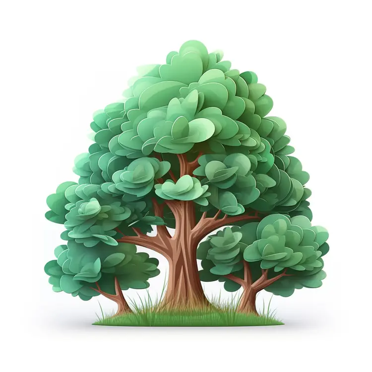 Lush Green Tree Illustration