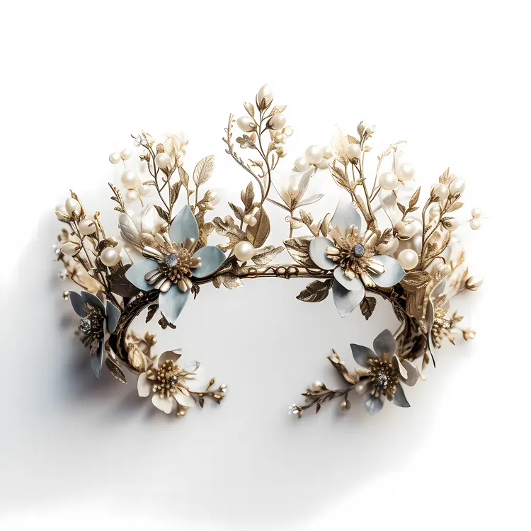 Elegant Floral Crown