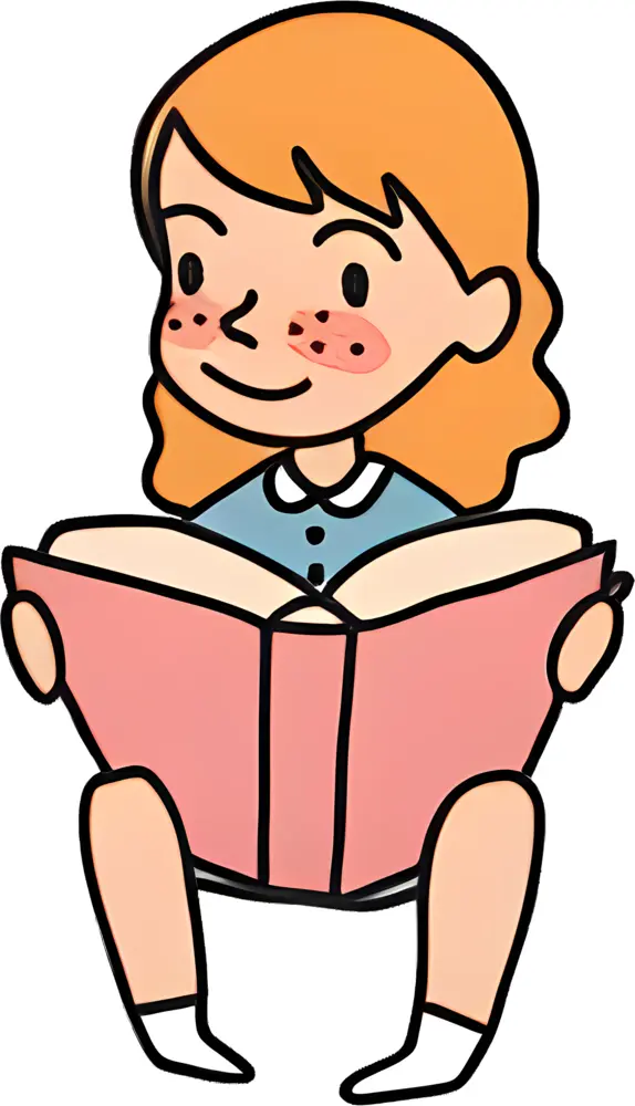 Girl Reading a Book