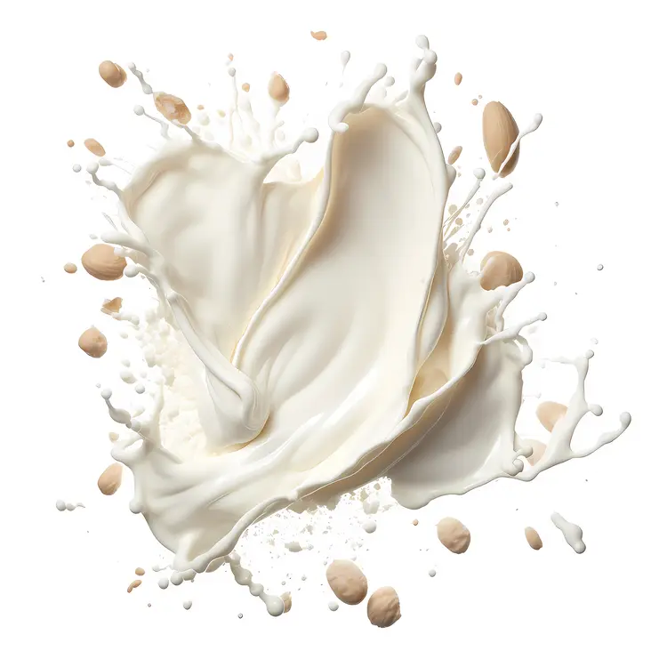Almond Milk Splash with Nuts