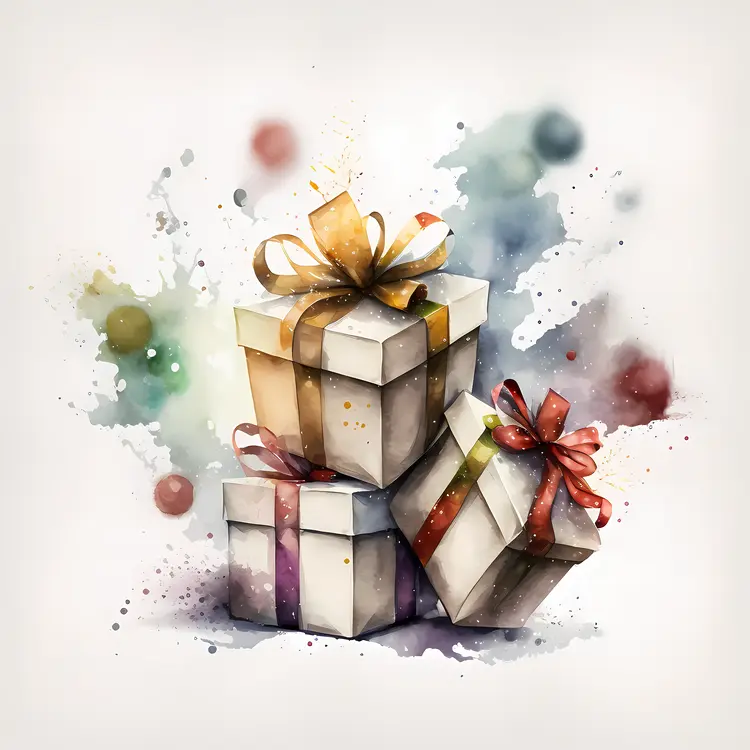 Beautifully Wrapped Gift Boxes for Festive Celebrations