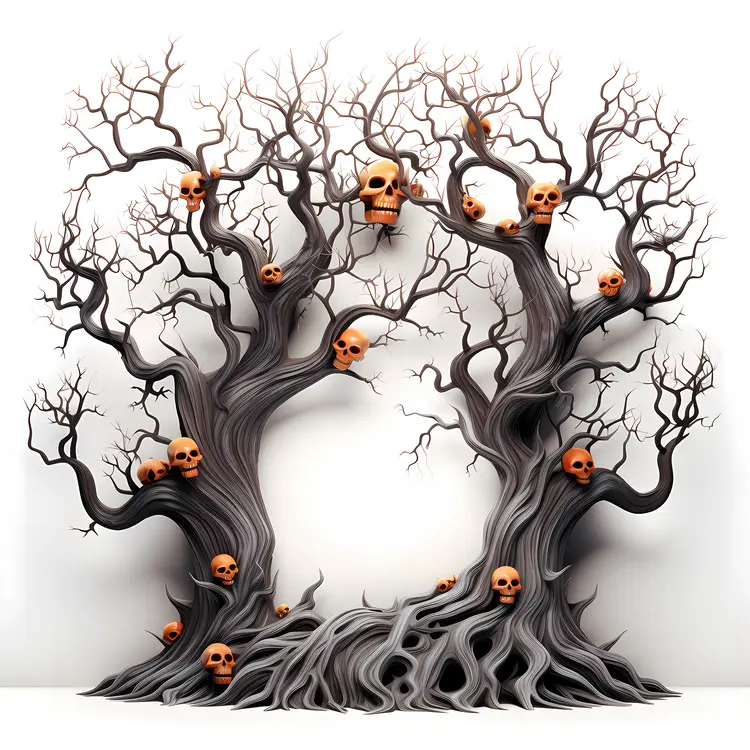 Eerie Skull Tree