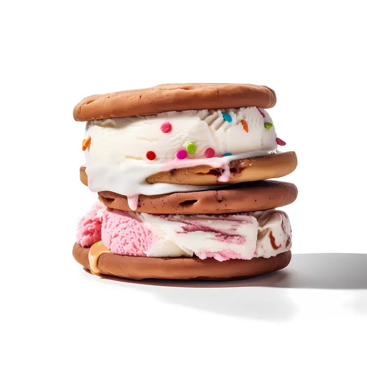 Colorful Ice Cream Sandwich