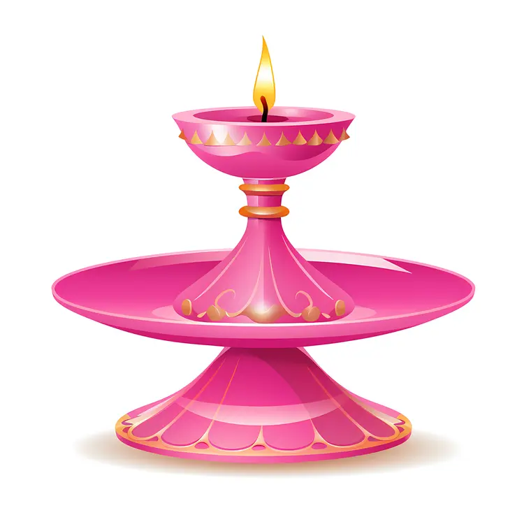 Elegant Diya Lamp for Diwali