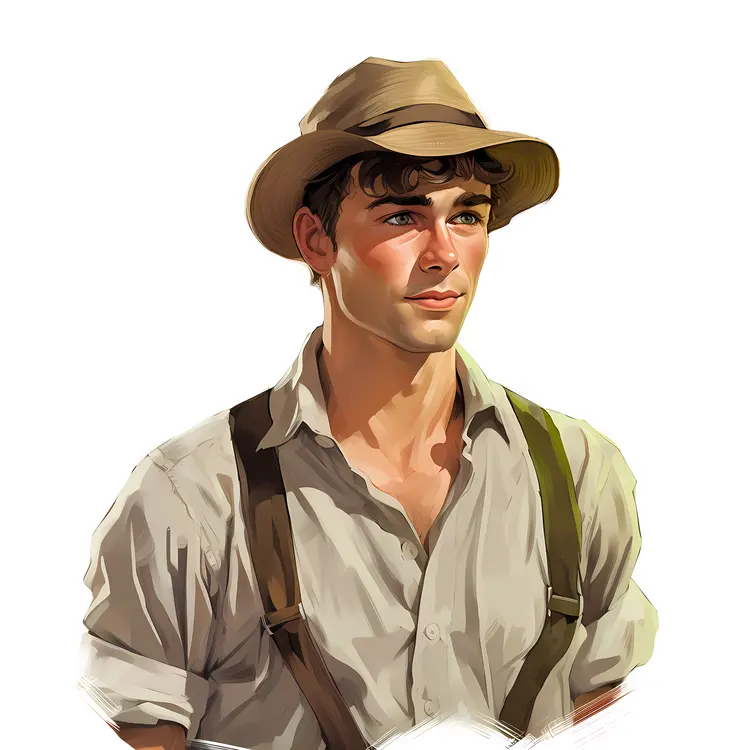 Young Farmer in Field