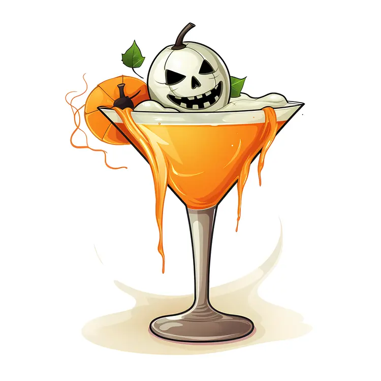 Halloween Pumpkin Cocktail