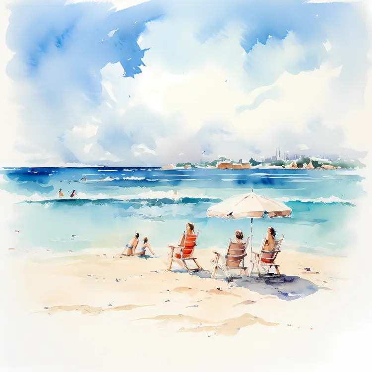 Relaxing Day at the Beach