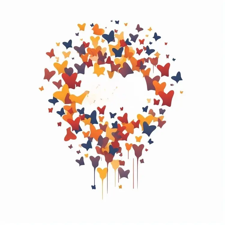 Heart Made of Butterflies
