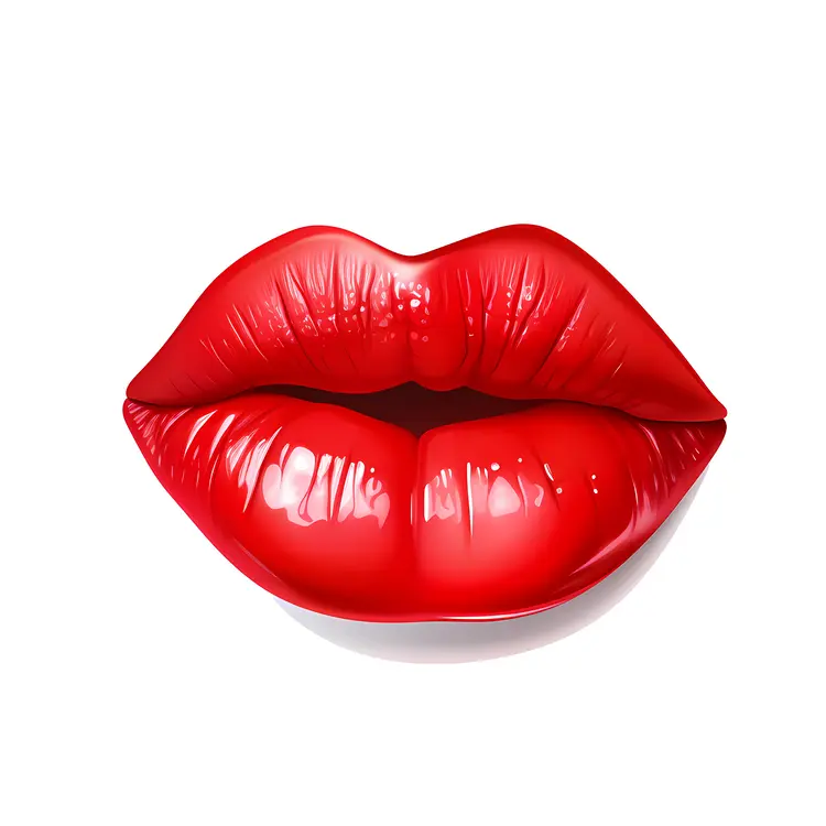 Vibrant Red Lips