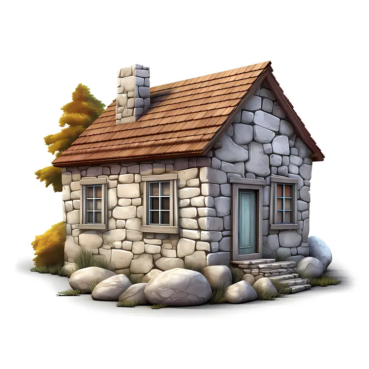 Small Cute Stone House